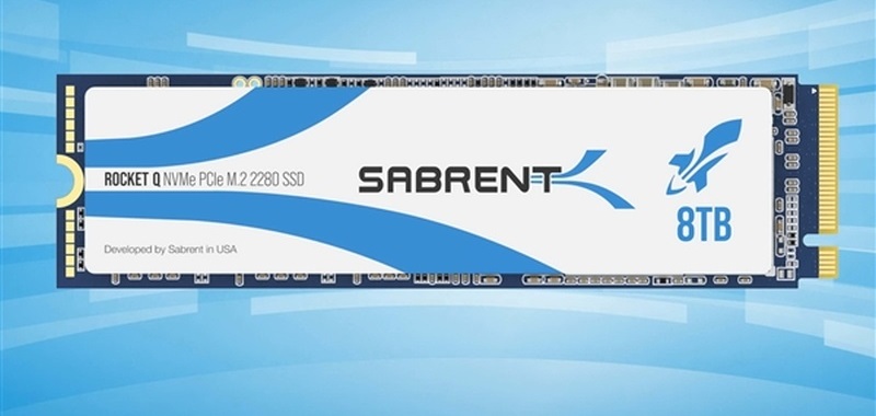 Sabrent ujawnił pierwszy na świecie dysk SSD 8TB M.2 NVMe