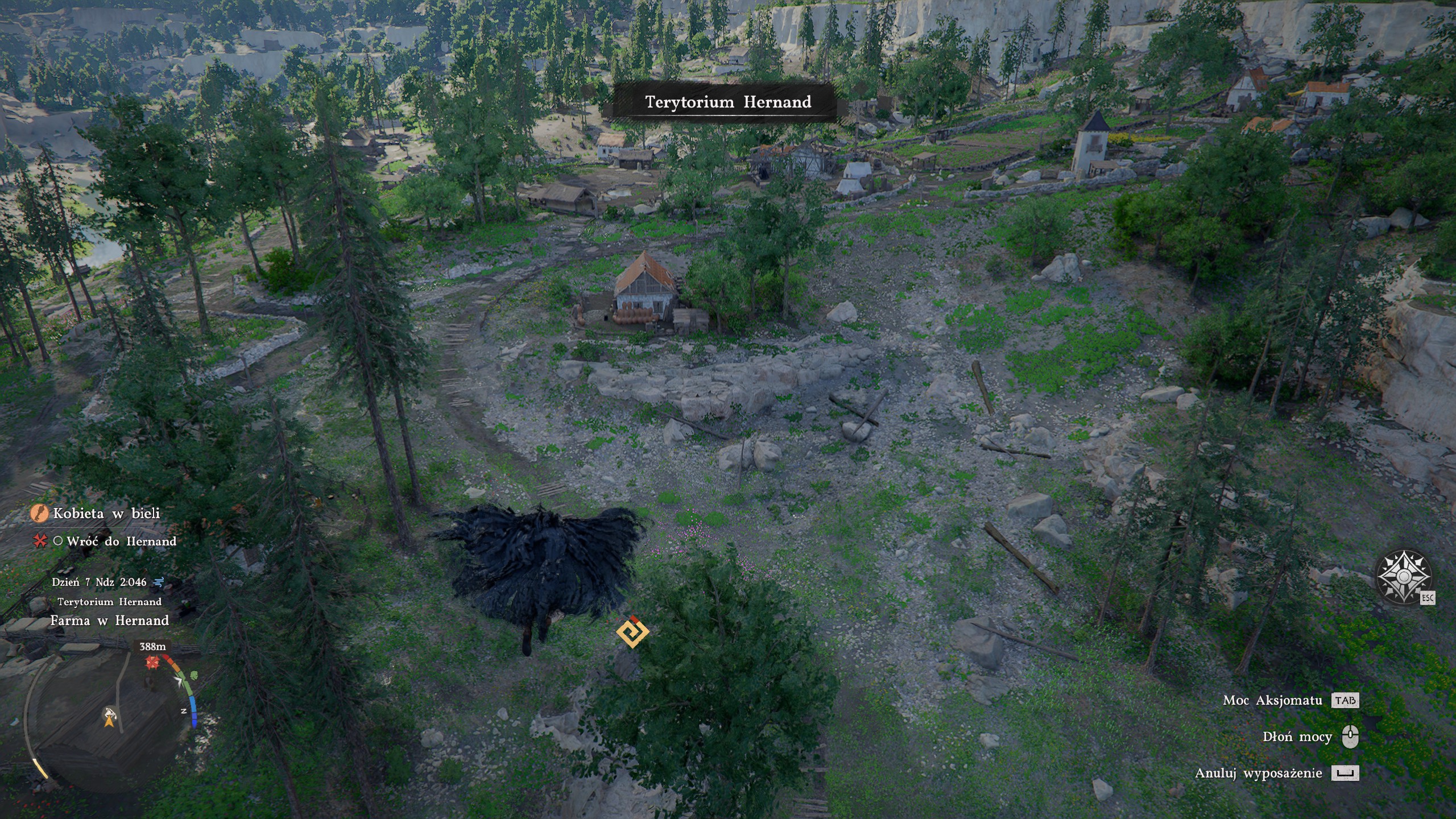 Crimson Desert - Latanie, skrzydła Wrony, jak używać?