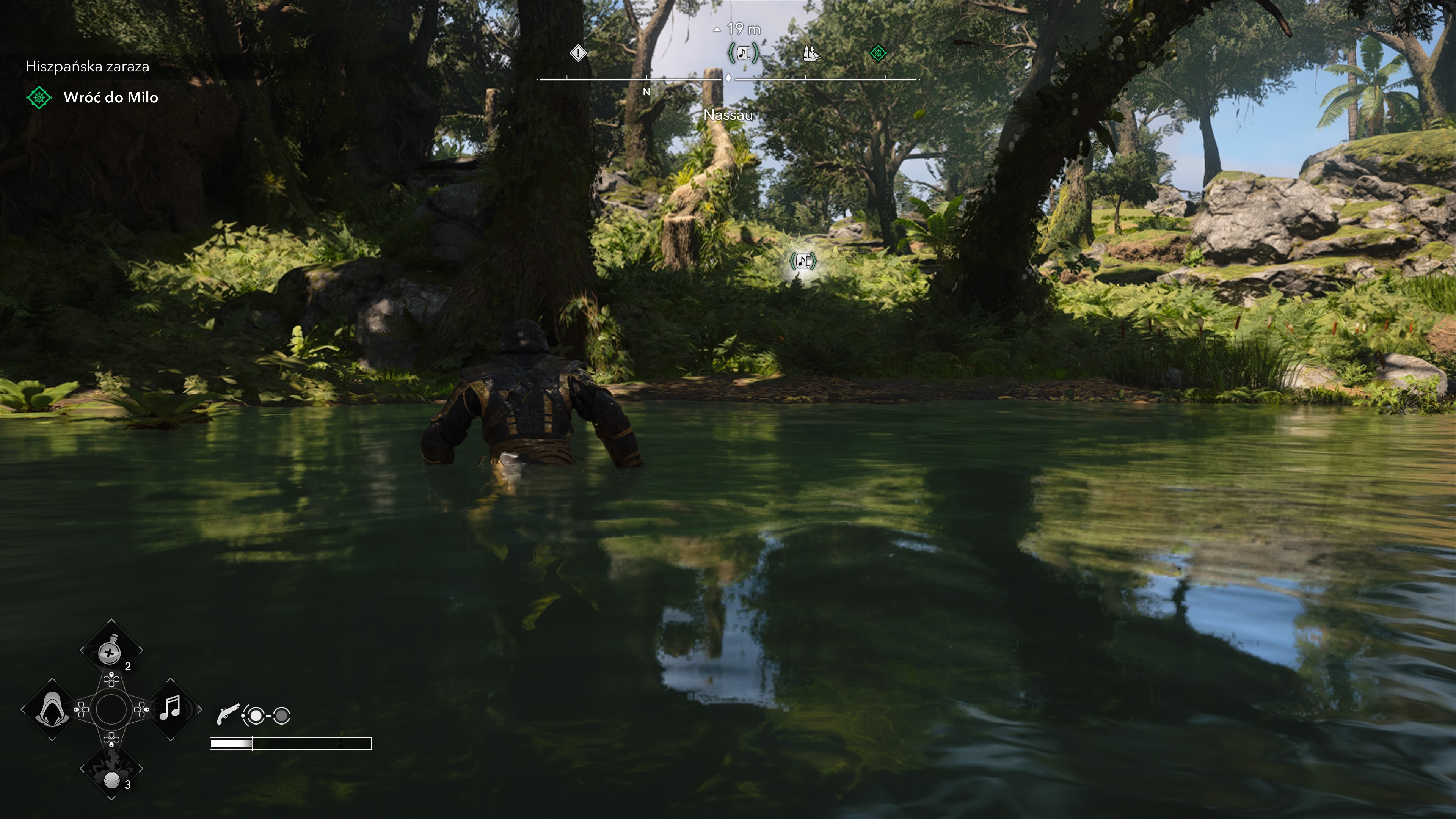 Assassin's Creed Black Flag Resynced - Karty z szantami w Nassau