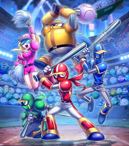 Ninja Baseball League-Man: Bases Loaded