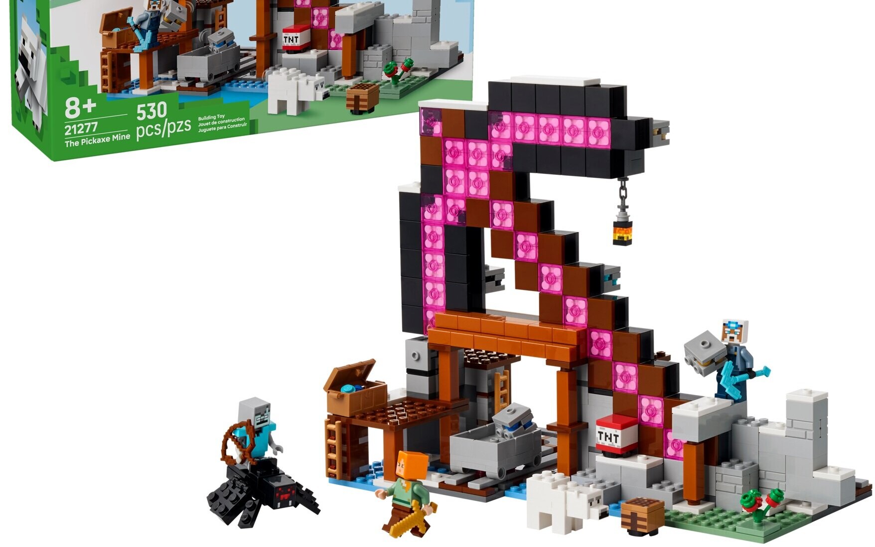 Oferta dnia na zestaw LEGO Minecraft - kilofowa kopalnia za 149 zł z rabatem 100 zł