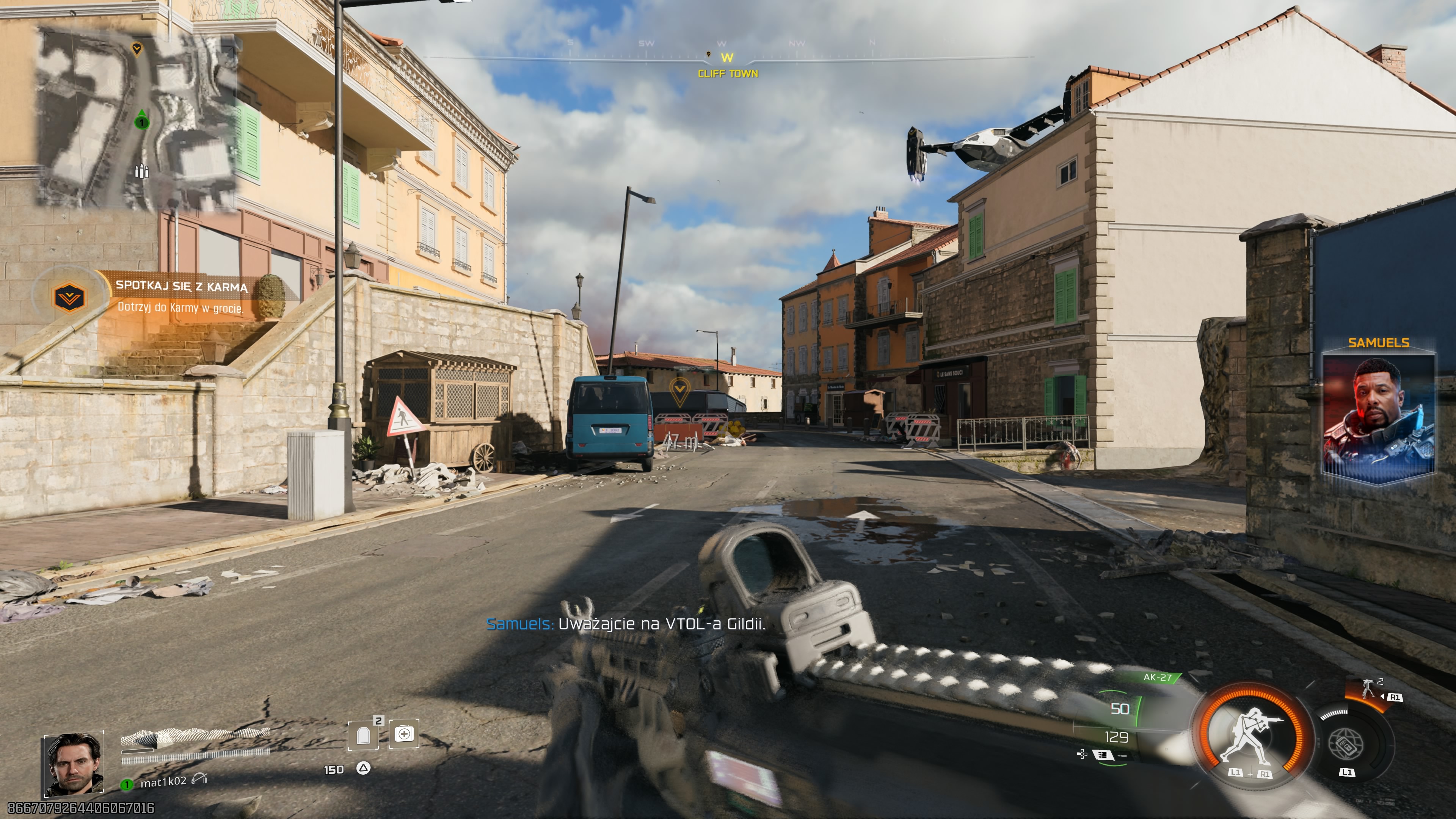 Call of Duty Black Ops 7 - Infiltracja: Widmo 1, drony bojowe, Karma, VTOL, skok, wingsuit, stocznia