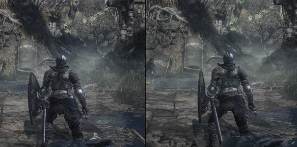 Dark Souls III - porównanie grafiki PS4 z PC