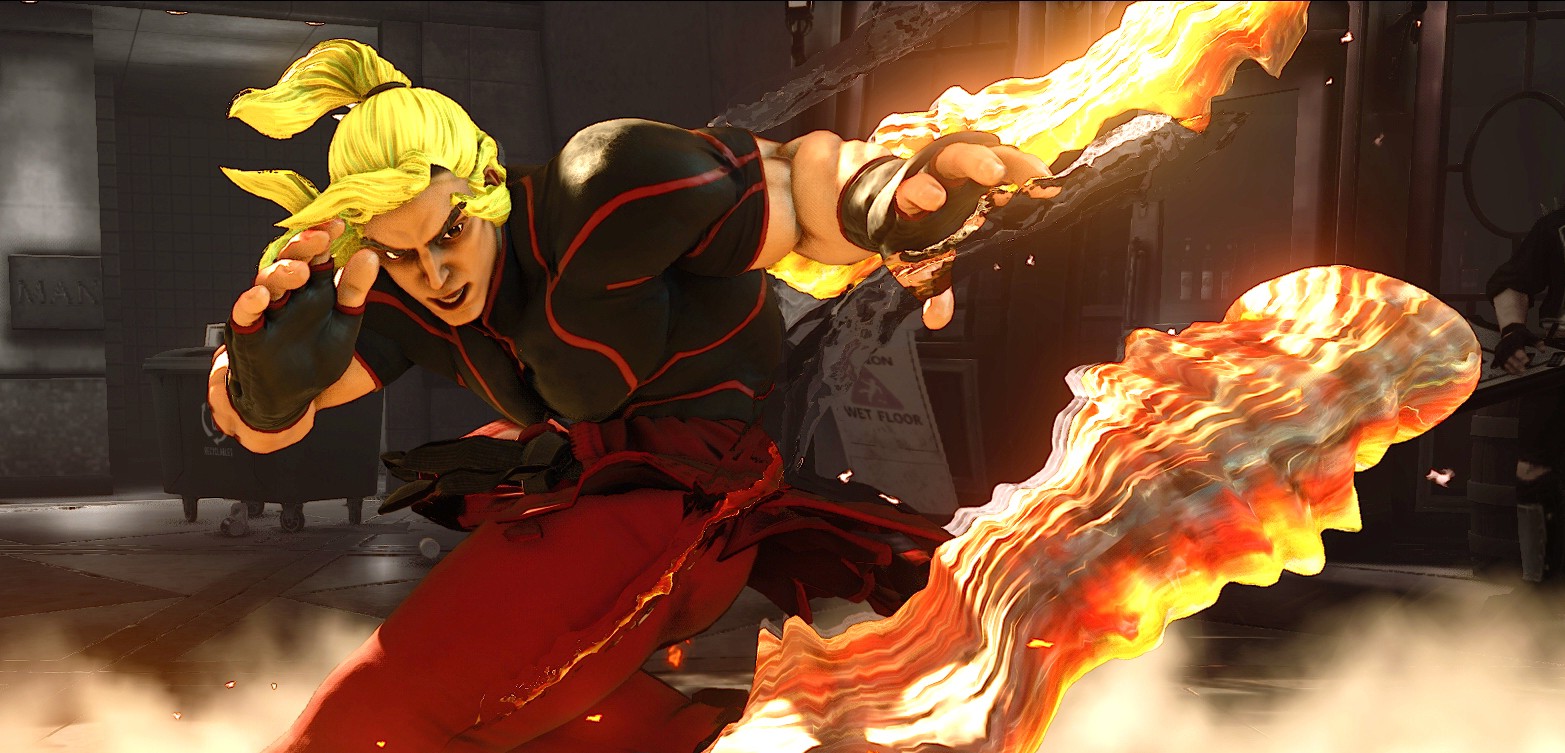 Odmieniony Ken wchodzi na ring w Street Fighter V