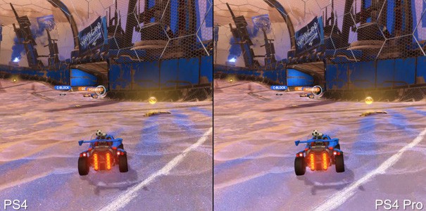 Rocket League na PS4 Pro. Porównanie z wersją PS4