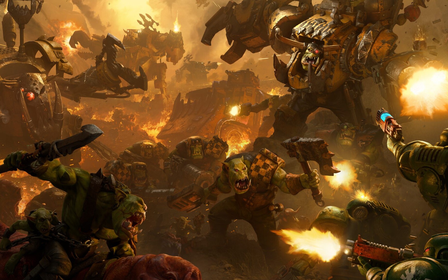Warhammer 40,000: Dawn of War IV na kapitalnym zwiastunie. Orki zaliczają BRUTALNE wejście