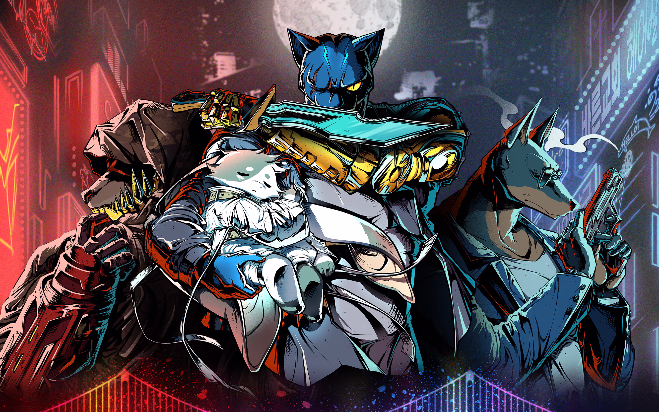 Hotline Miami w świecie Cyberpunka 2077 z datą premiery. Kusan: City of Wolves wygląda znakomicie