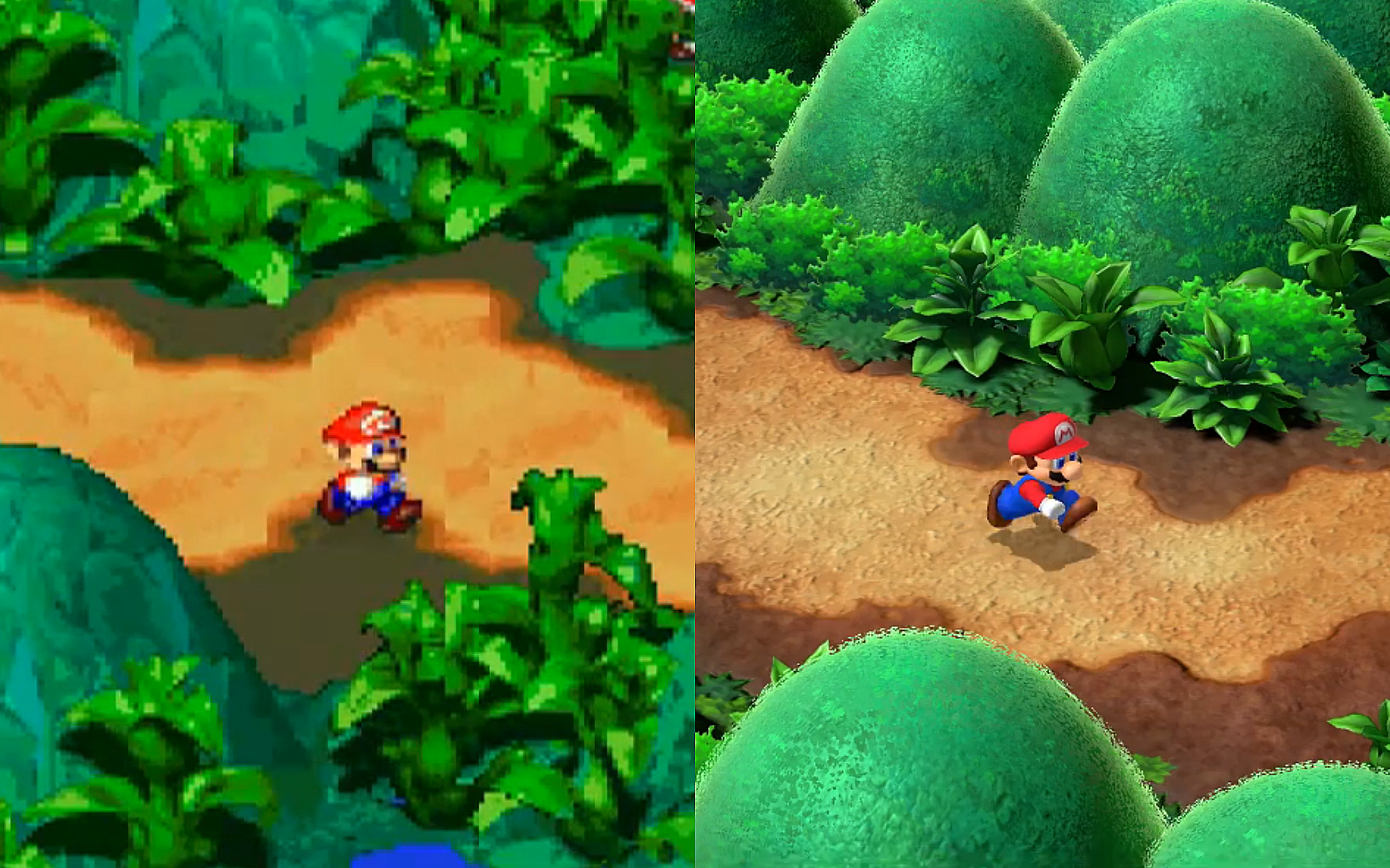 Super Mario RPG Remake vs Super Mario RPG 