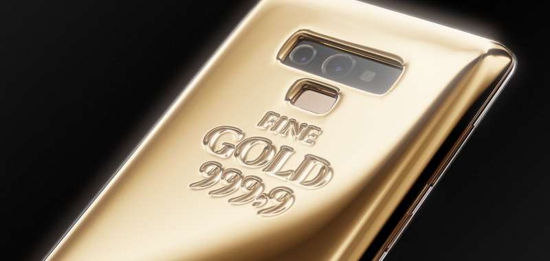 Samsung Galaxy Note 9 w obudowie... z kilogramowego złota