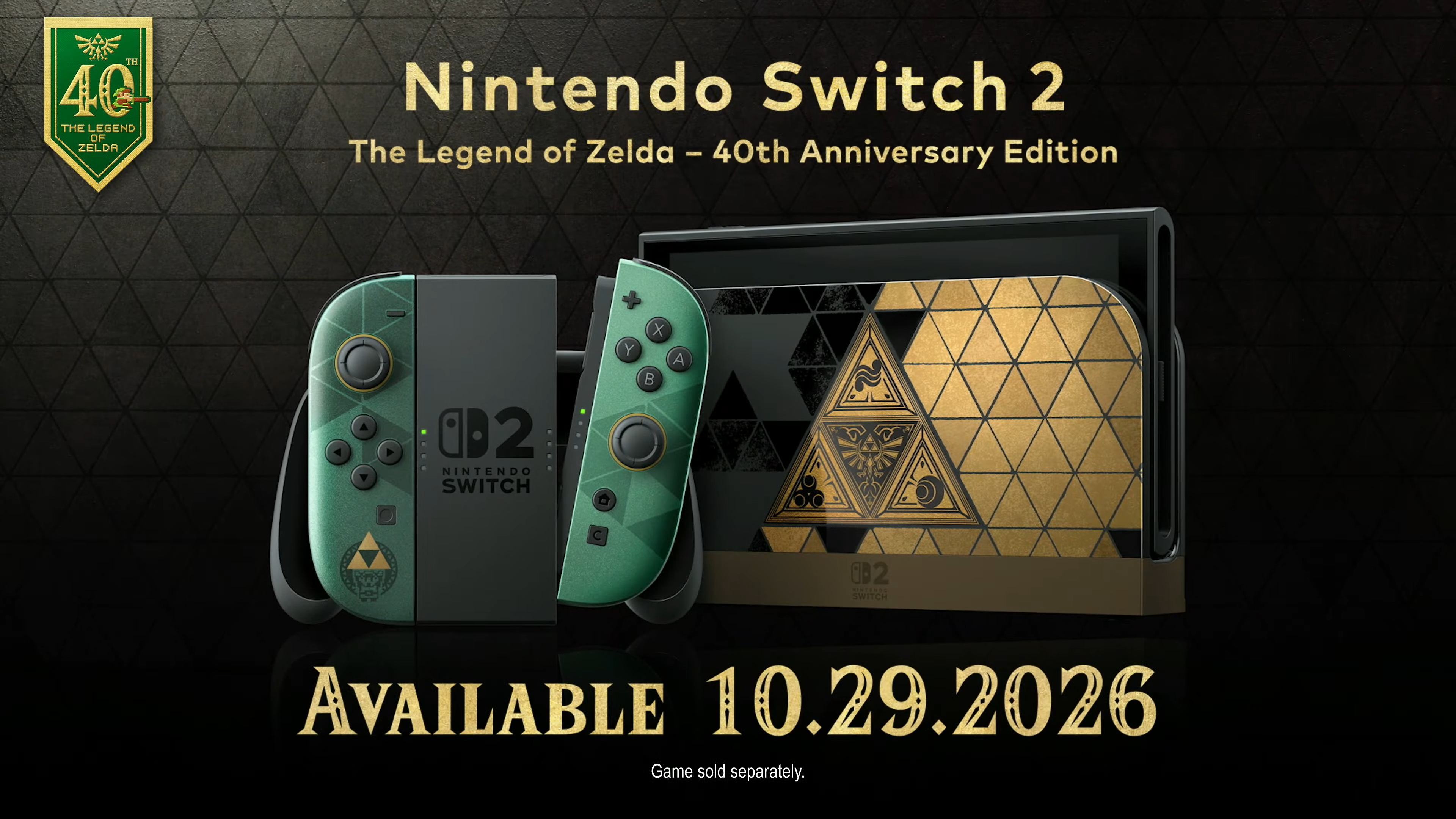 Nintendo Switch 2 - The Legend of Zelda 40th Anniversary