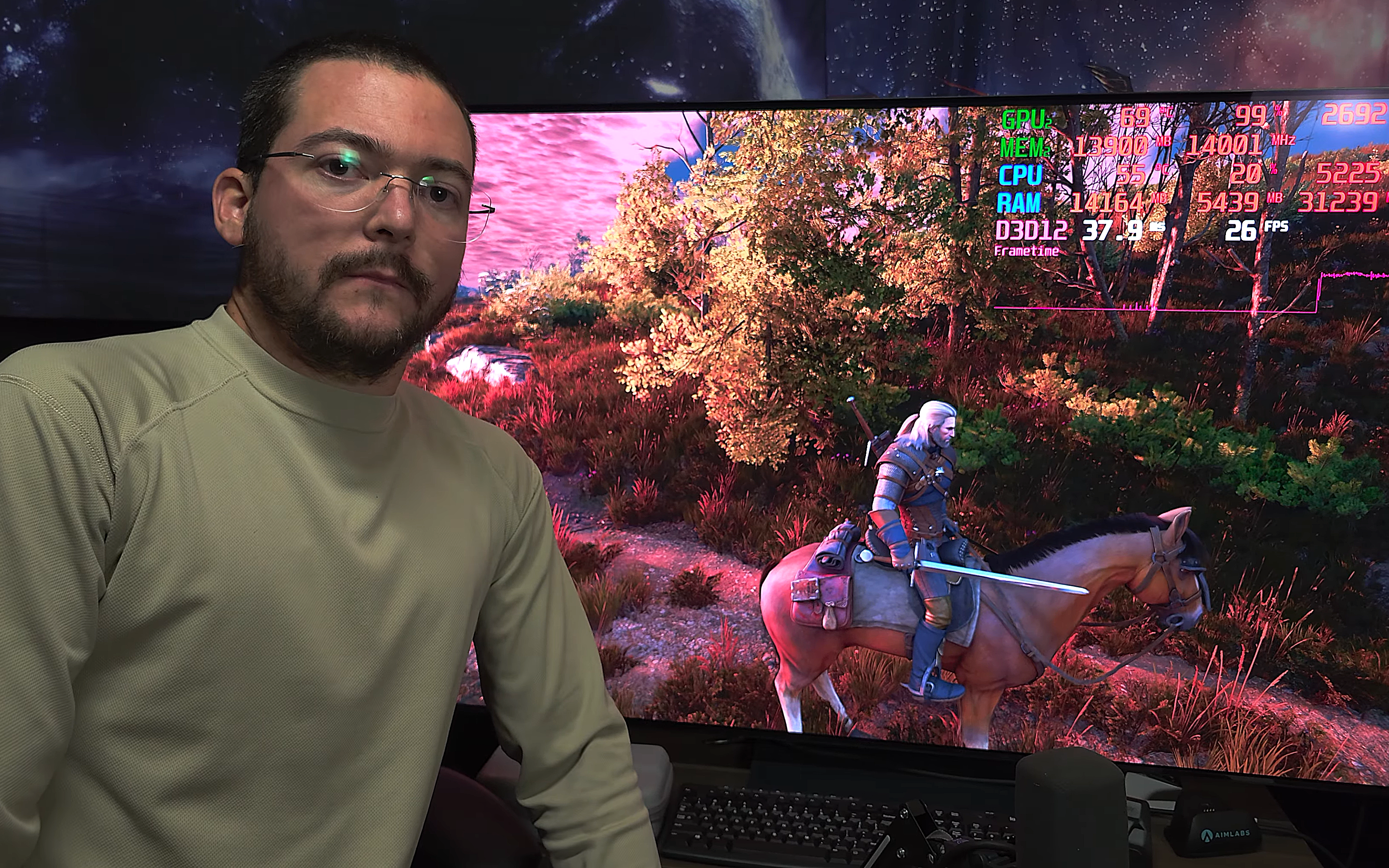 26 fps na karcie graficznej za 30 tysięcy zł. Path tracing w Wiedźminie 3 jest absurdalny