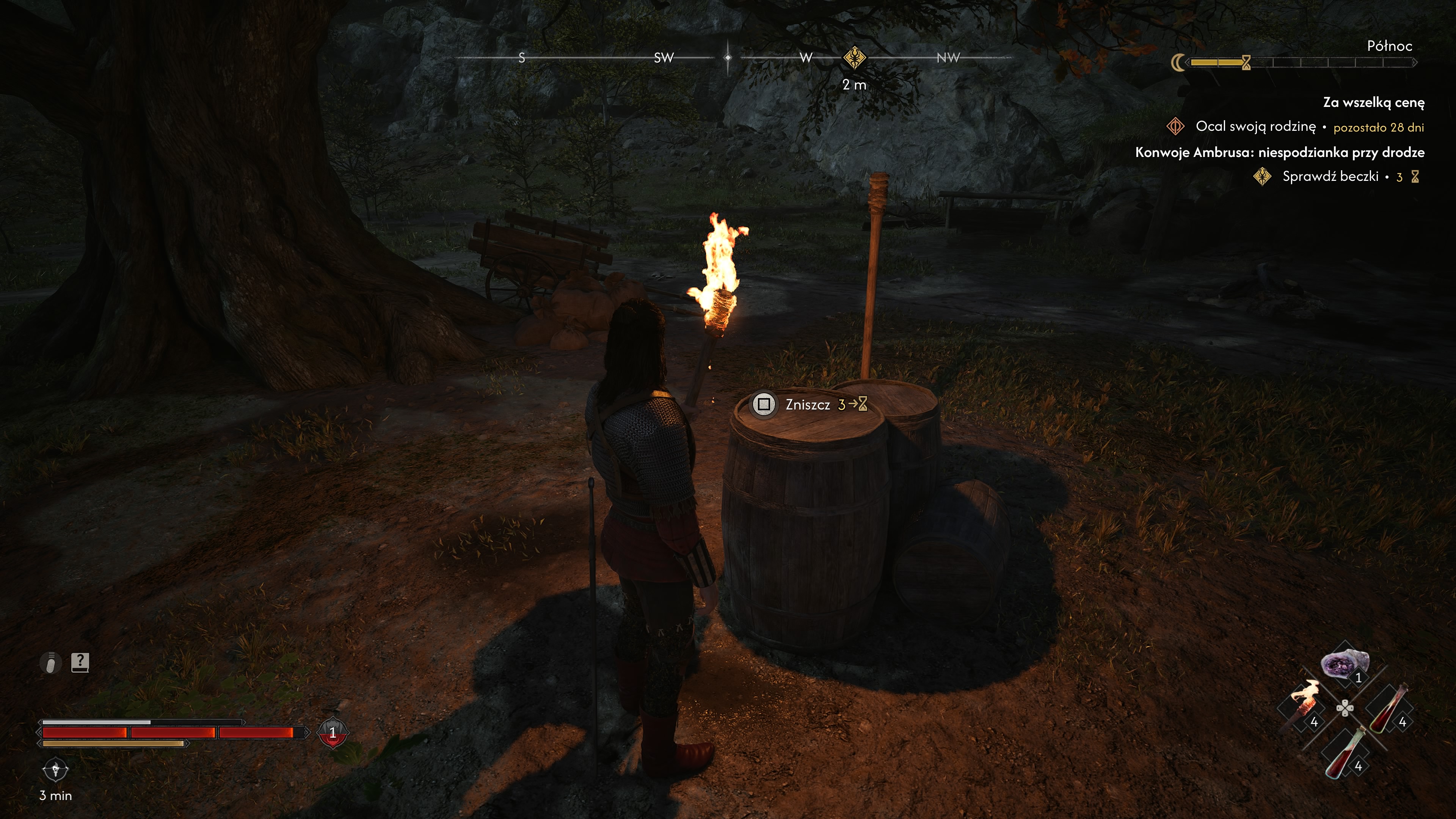 The Blood of Dawnwalker - Transporty krwi: Krwawe interesy, niespodzianka przy drodze, Klaus Chrobry