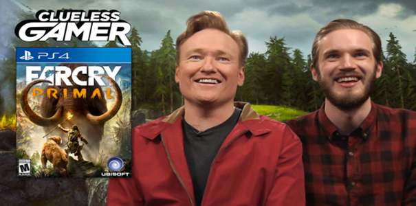 Conan O&#039;Brien oraz PewDiePie testują grę Far Cry Primal