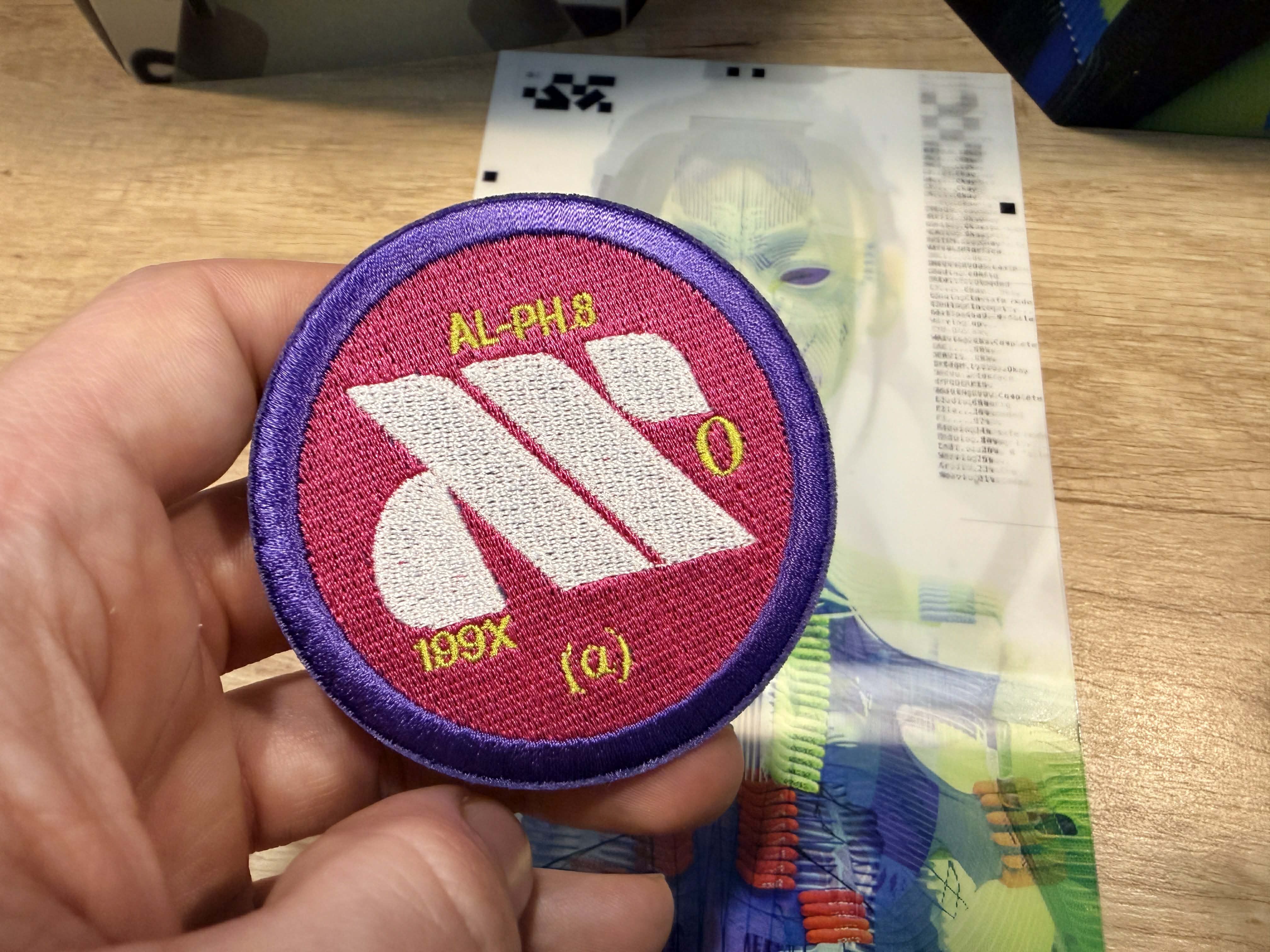 Wyszywana naszywka do naprasowania