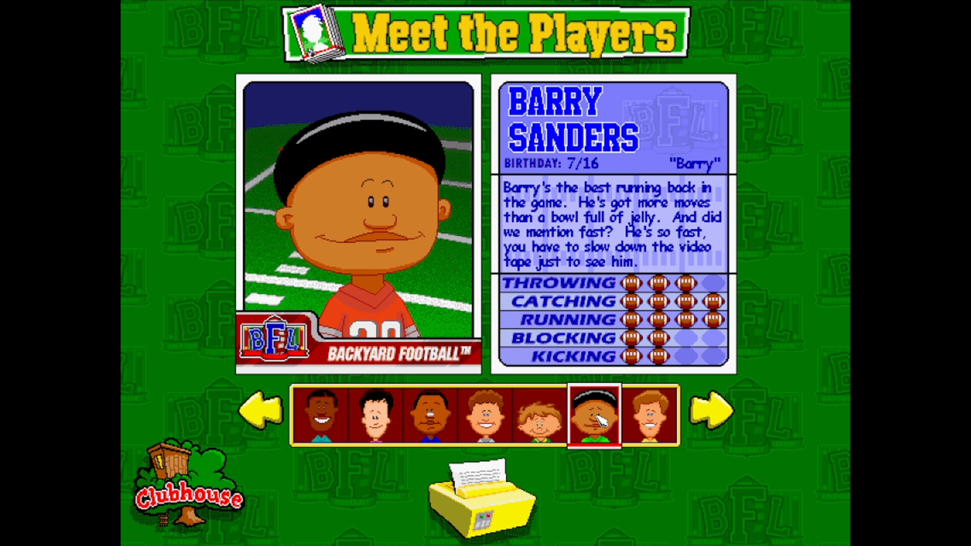 Backyard Football ‘99 #2