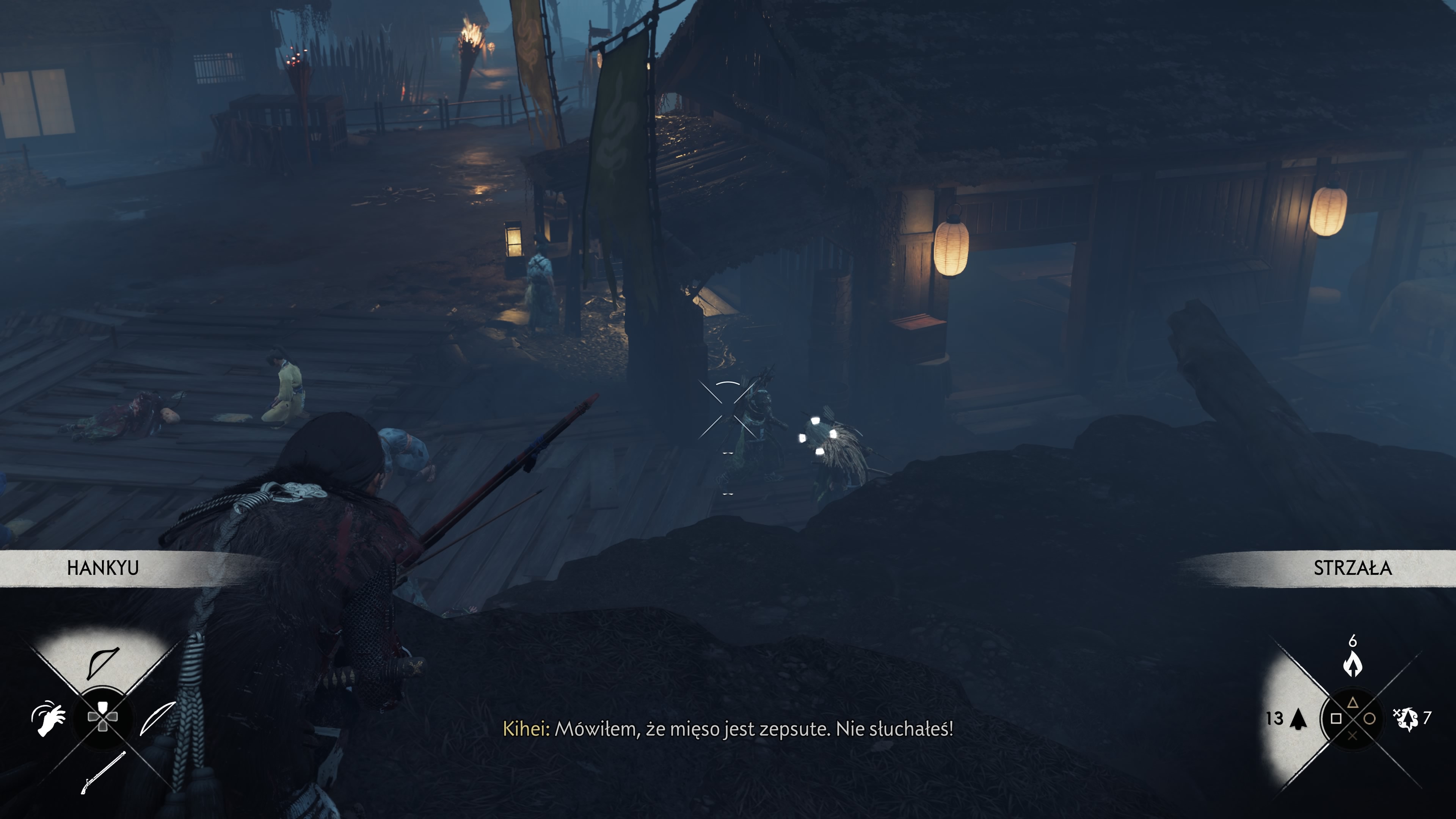 Ghost of Yotei Echoes of Sekigahara: Źródła Ashoro: pułapki, miasto, Honosuke, karczmarz, Wąż