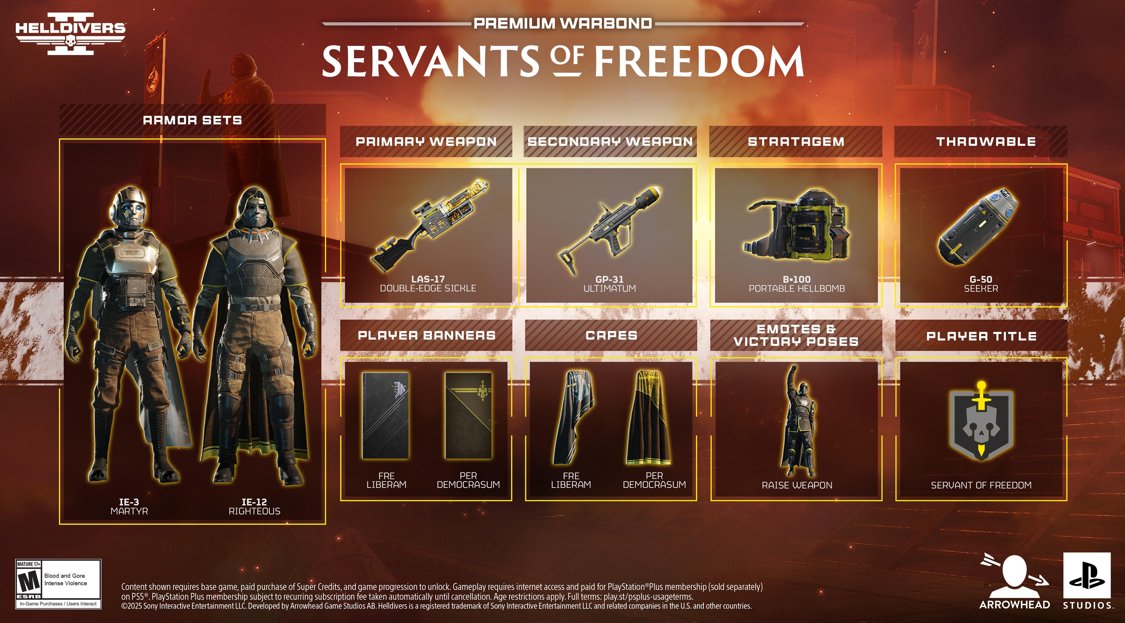 Helldivers 2 - Servants of Freedom