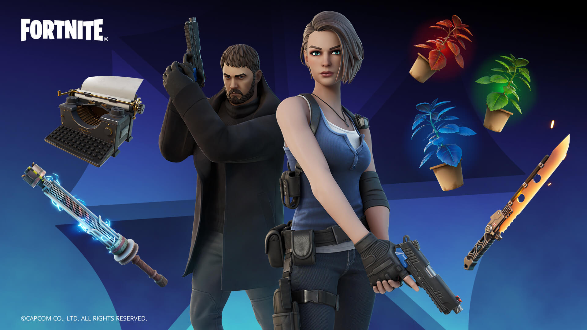 Fortnite x Resident Evil. Chris Redfield i Jill Valentine dołączają do Fortnightmares