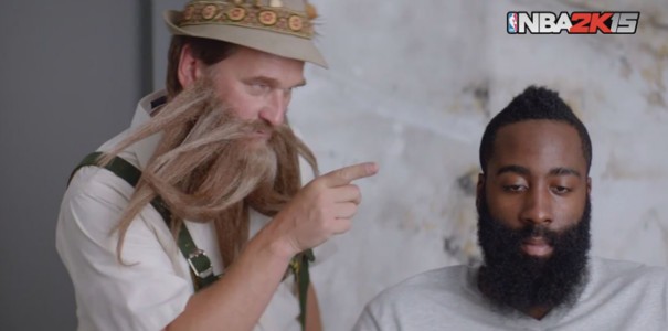 James Harden przygotowuje swoją brodę do NBA 2K15