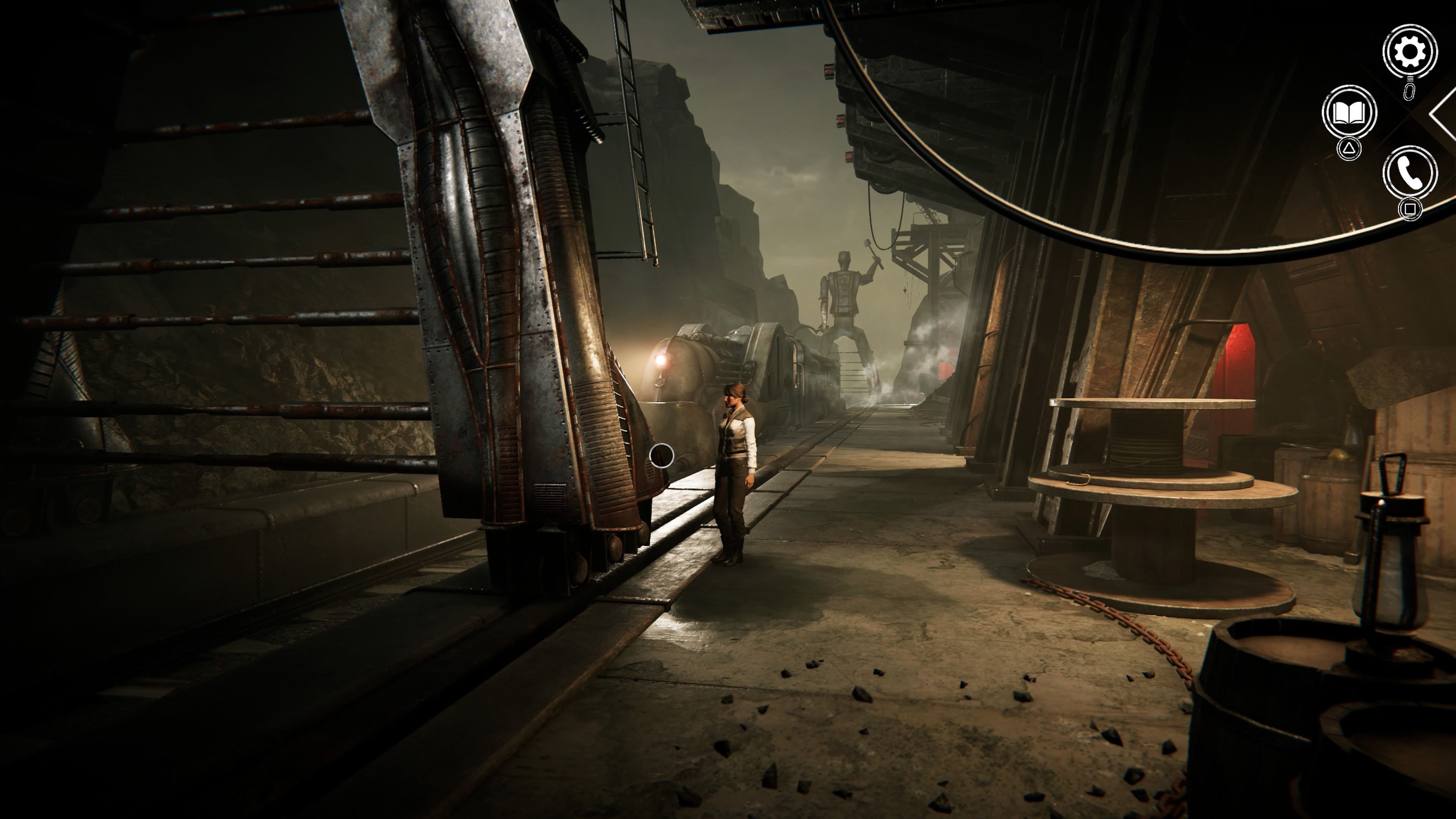 Syberia Remastered - Aralbad: zapomniane źródła, hotel, Feliks, klawiatura, spa, James, Helena, molo, drink