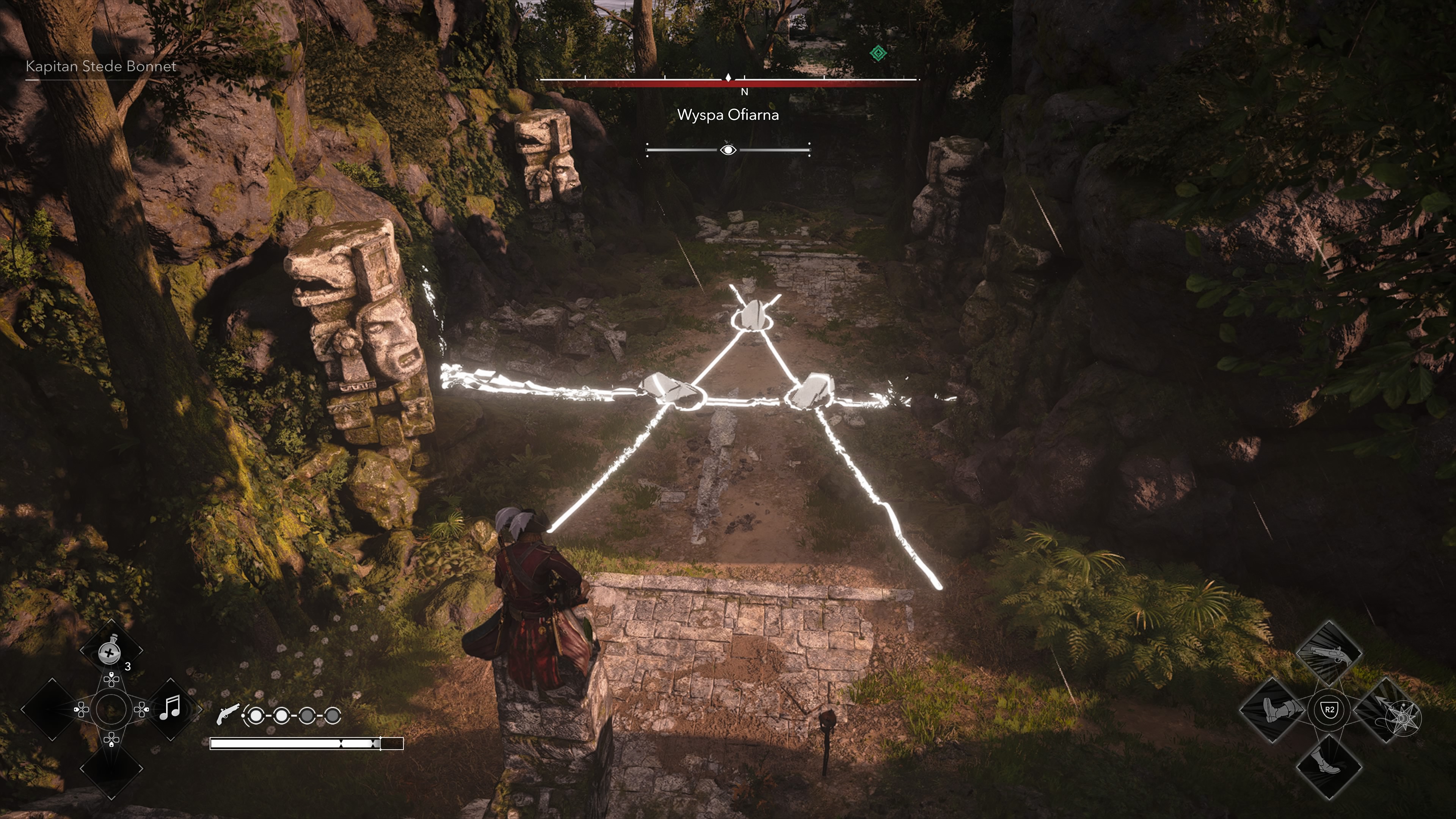 Assassin's Creed Black Flag Resynced - Stele Majów na Wyspa Ofiarna