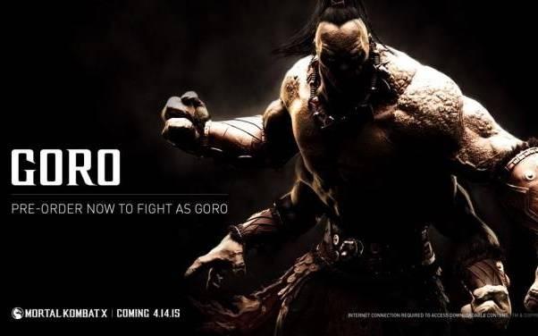 Mortal Kombat X zadebiutuje w kwietniu - zamów grę, a zagrasz jako Goro!