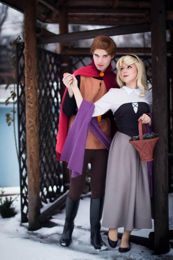 Kairi jako Princess Aurora (Śpiąca królewna [Sleeping Beauty]) z Dominikem Szatkowskim. Zdjęcie: Studio Zahora.