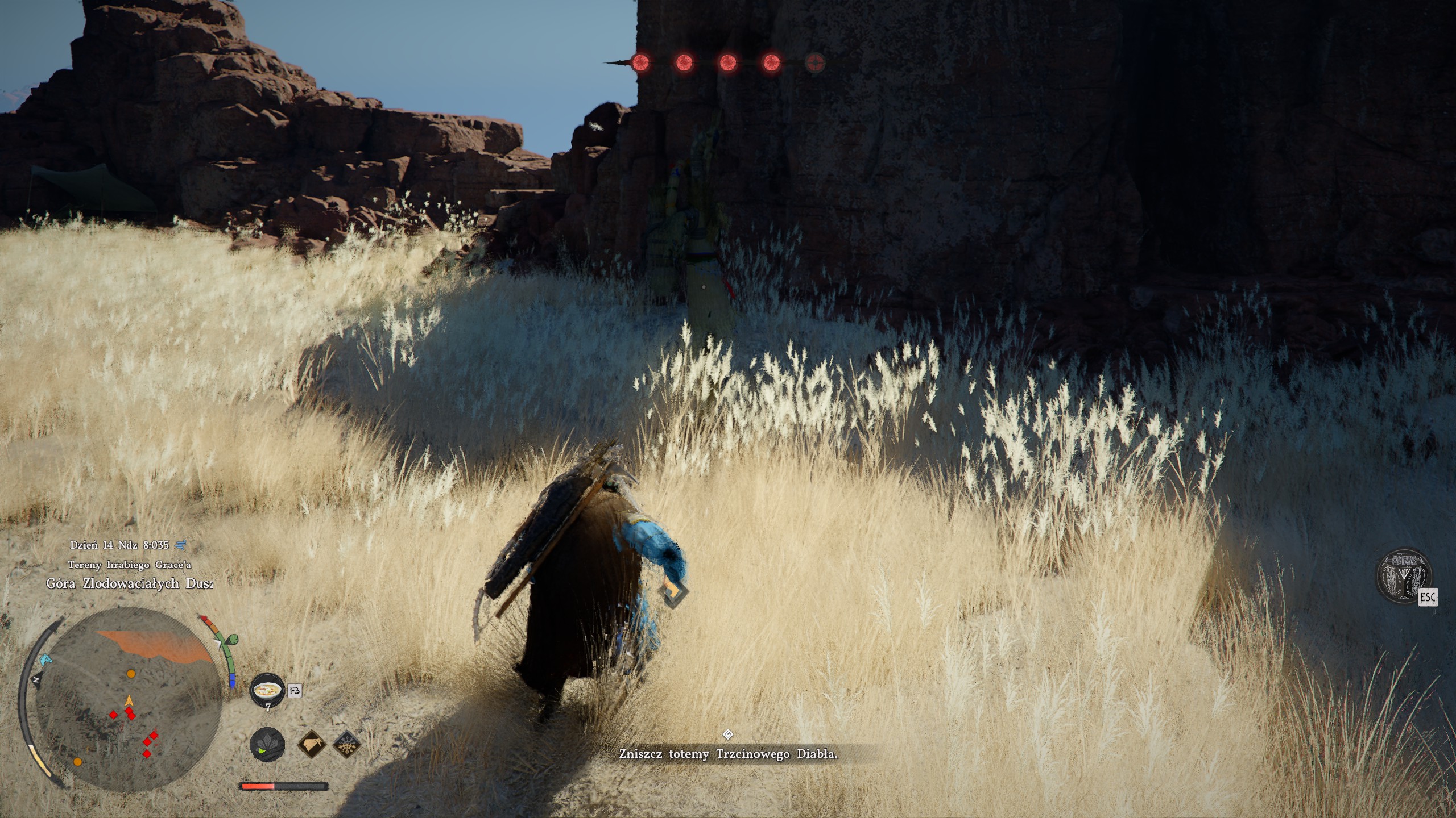 Crimson Desert - Zalążki niepokoju, Taniec z Diabłem: śledzenie Trzcinowego Diabła, ołtarz, lalka