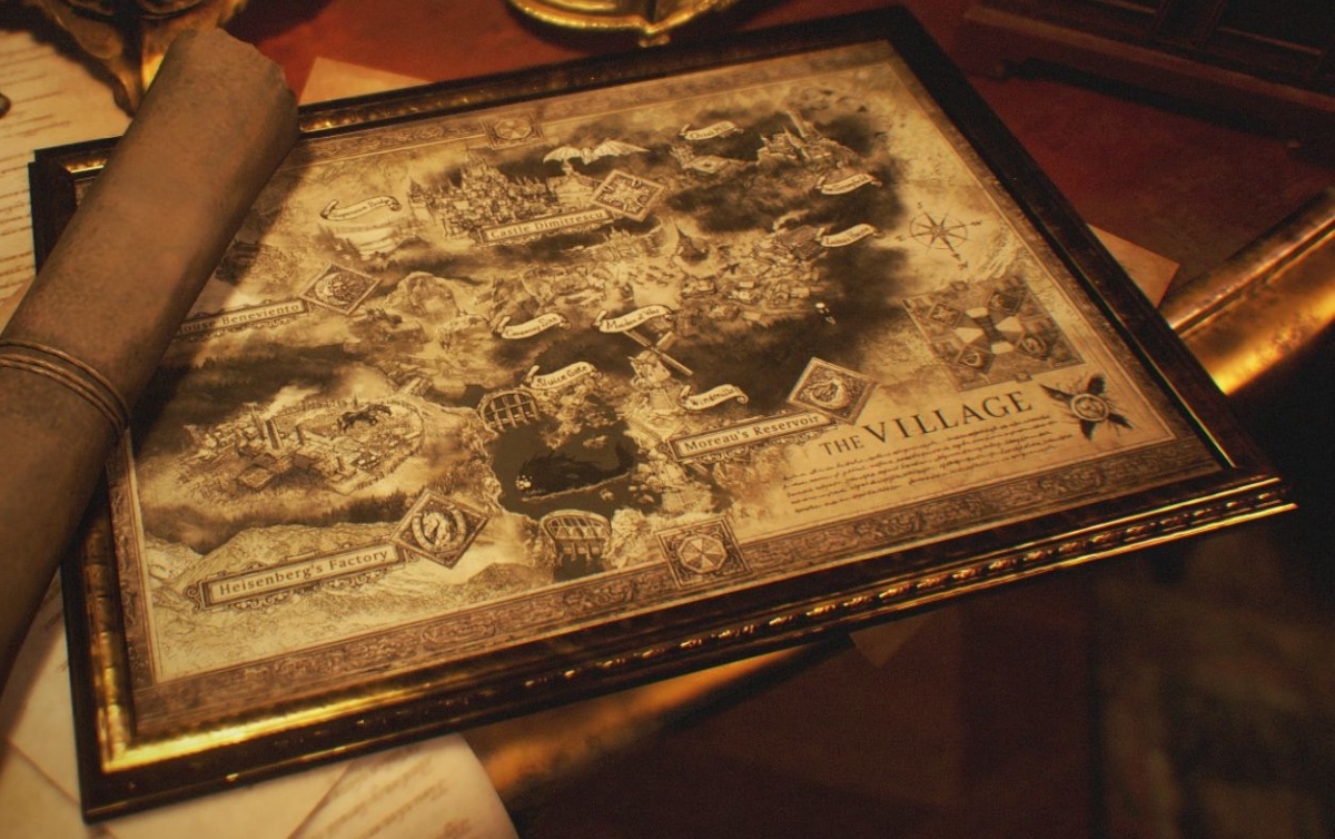 Resident Evil Village z prezentacją mapy oraz Matki Mirandy. Pokazano wizerunek głównej antagonistki gry