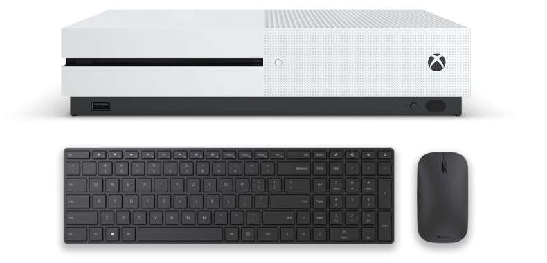 Xbox One z pełnym wsparciem klawiatur oraz myszek