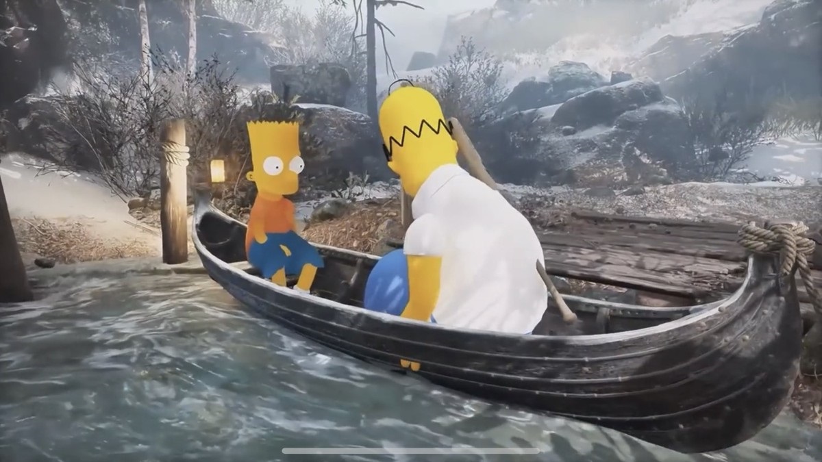 God of War x The Simpsons