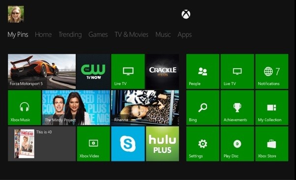Dashboard Xbox One na pierwszym materiale wideo