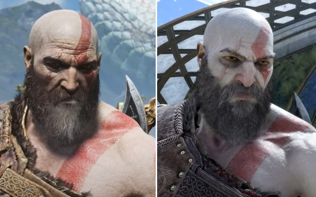 God of War Ragnarok vs God of War - Kratos