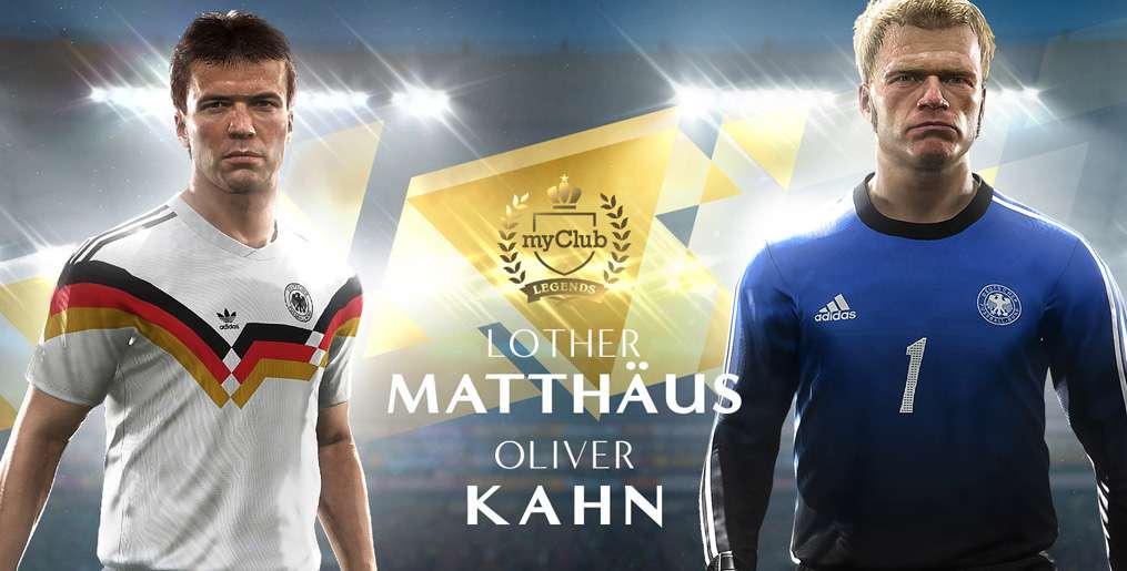 Oliver Kahn i Lothar Matthäus w PES 2018