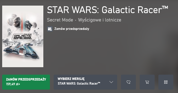 Star Wars: Galactic Racer - ceny #3