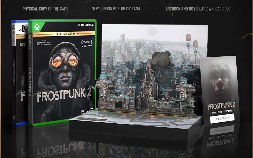 Rekordowa cena za Frostpunk 2 na PS5 i XSX - za 109 zł w edycji Icebreaker z arbook, novela i dioramą