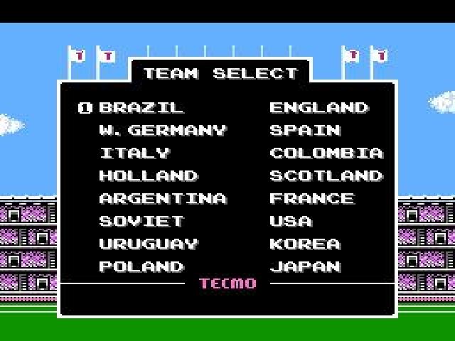 nes tecmo world cup soccer