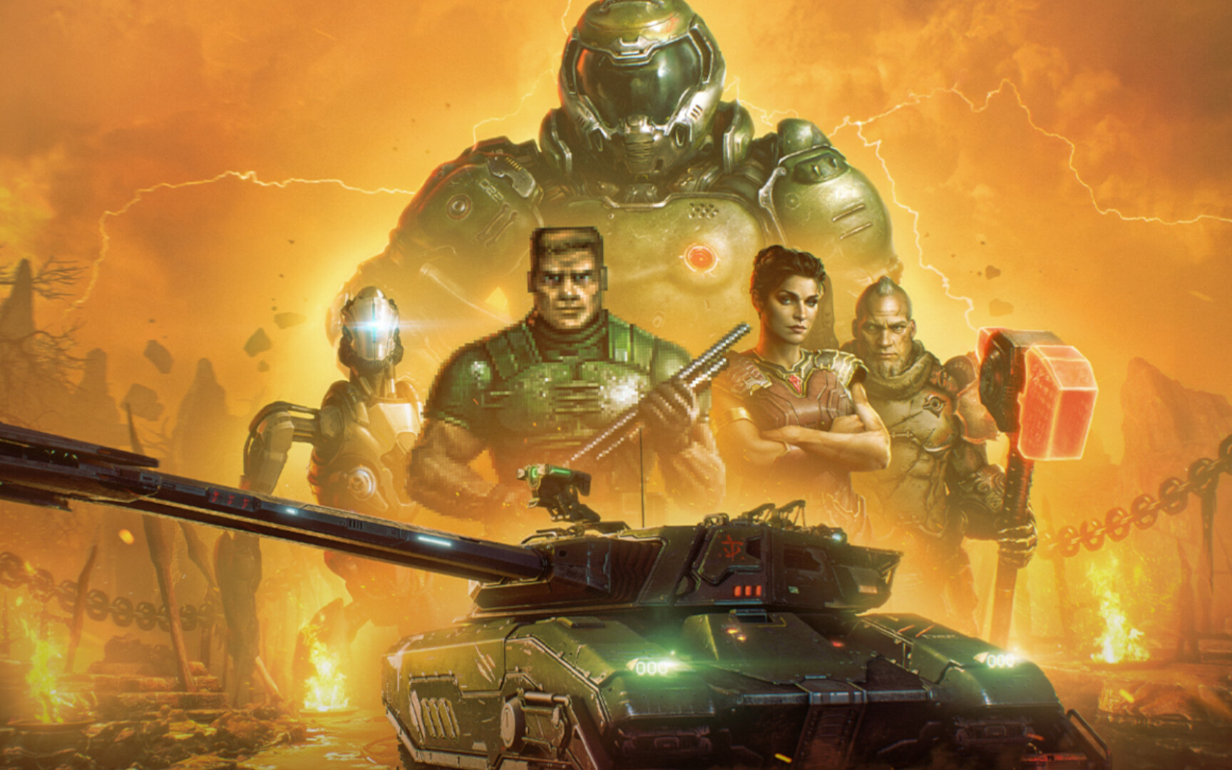 Legendy piekła przejmują czołgi. World of Tanks i DOOM łączą siły