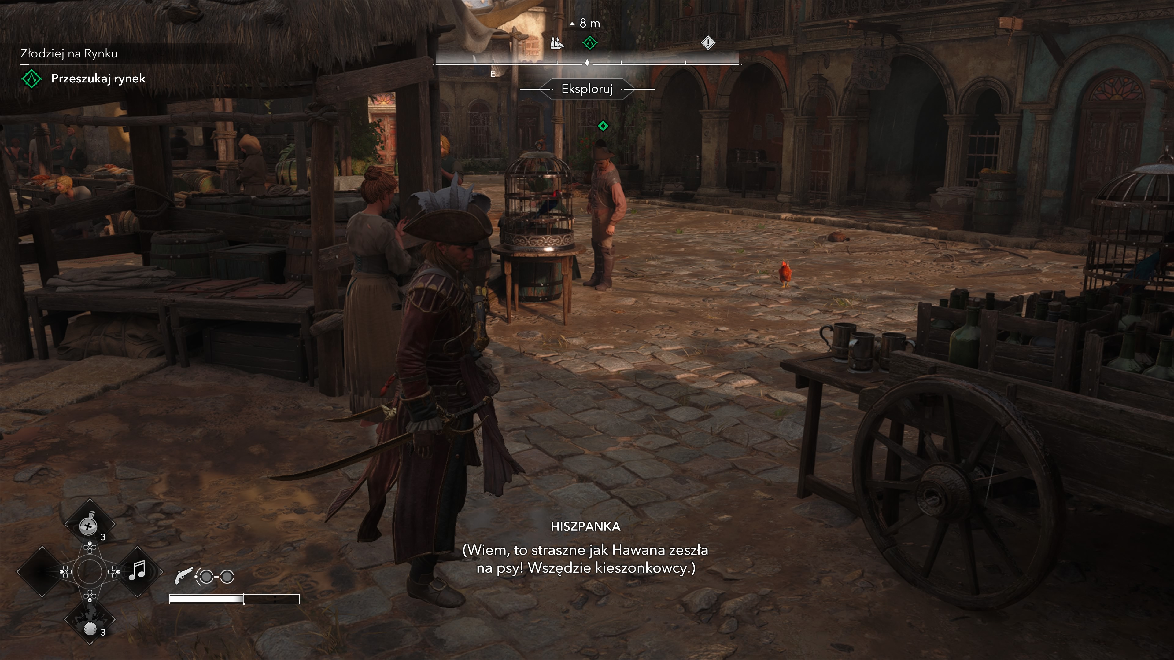 Assassin's Creed Black Flag Resynced - Rhona Dinsmore, Kantor jest atakowany, Złodziej na rynku