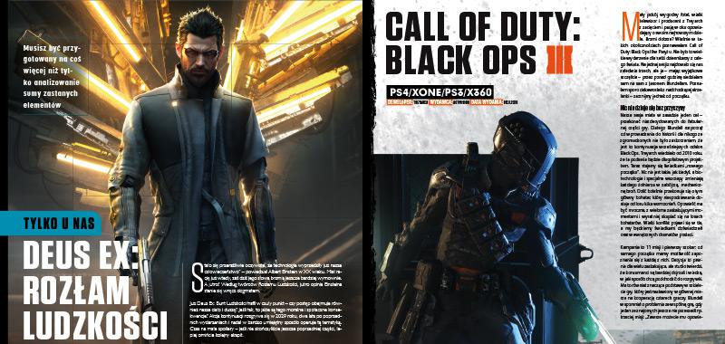 Deus Ex: Rozłam Ludzkości i Call of Duty: Black Ops III w PSX Extreme 219