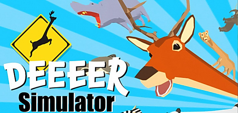DEEEER Simulator oceniony w recenzjach. Zwariowana gra w stylu Goat Simulatora już dostępna