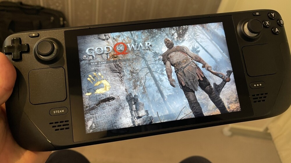 God of War na Steam Decku