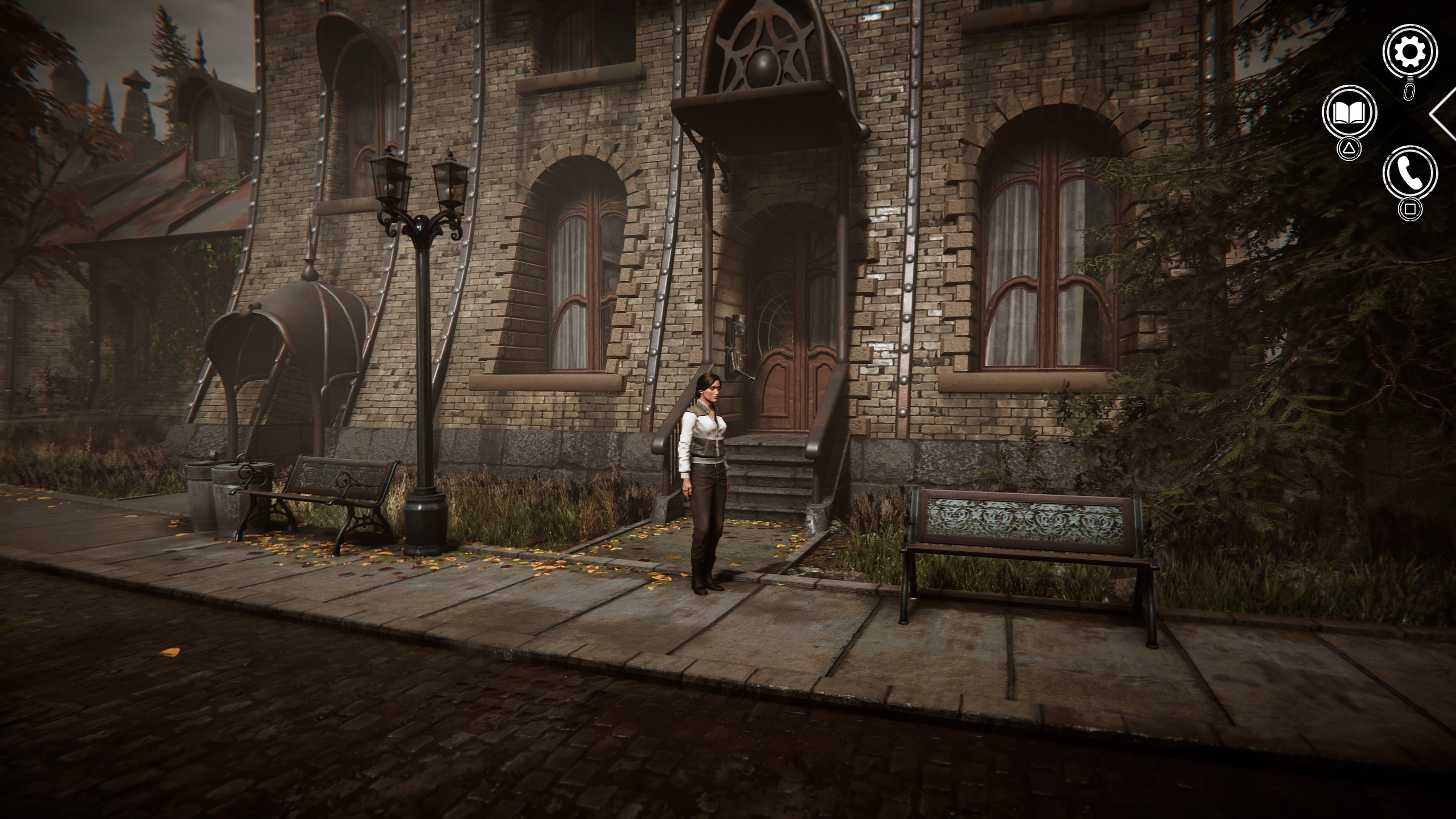 Syberia Remastered - Witamy w Valadilene recepcja, notariusz Alfolter, cmentarz, ksiądz, zębatki, wieża, karta