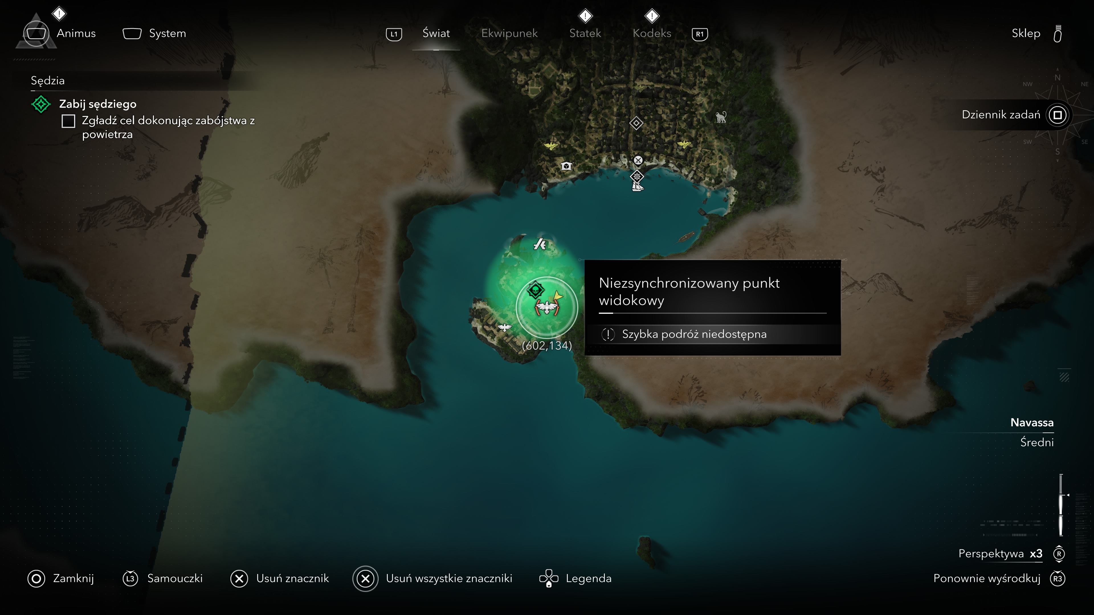 Assassin's Creed Black Flag Resynced - Wieże synchronizacyjne, punkty widokowe na Port Royal