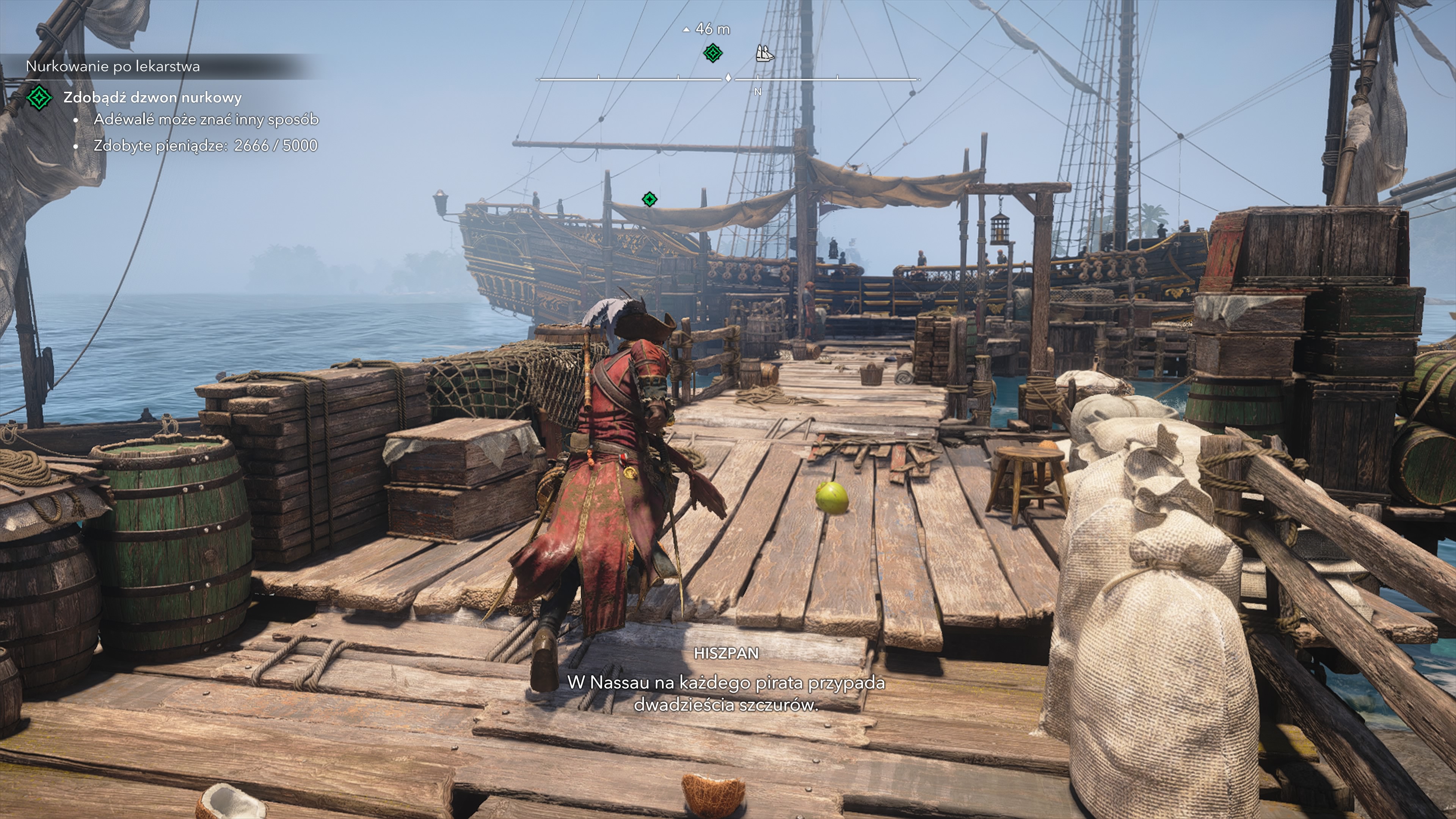 Assassin's Creed Black Flag Resynced - Nurkowanie po lekarstwa: Czarnobrody, dzwon nurkowy, San Ignacio