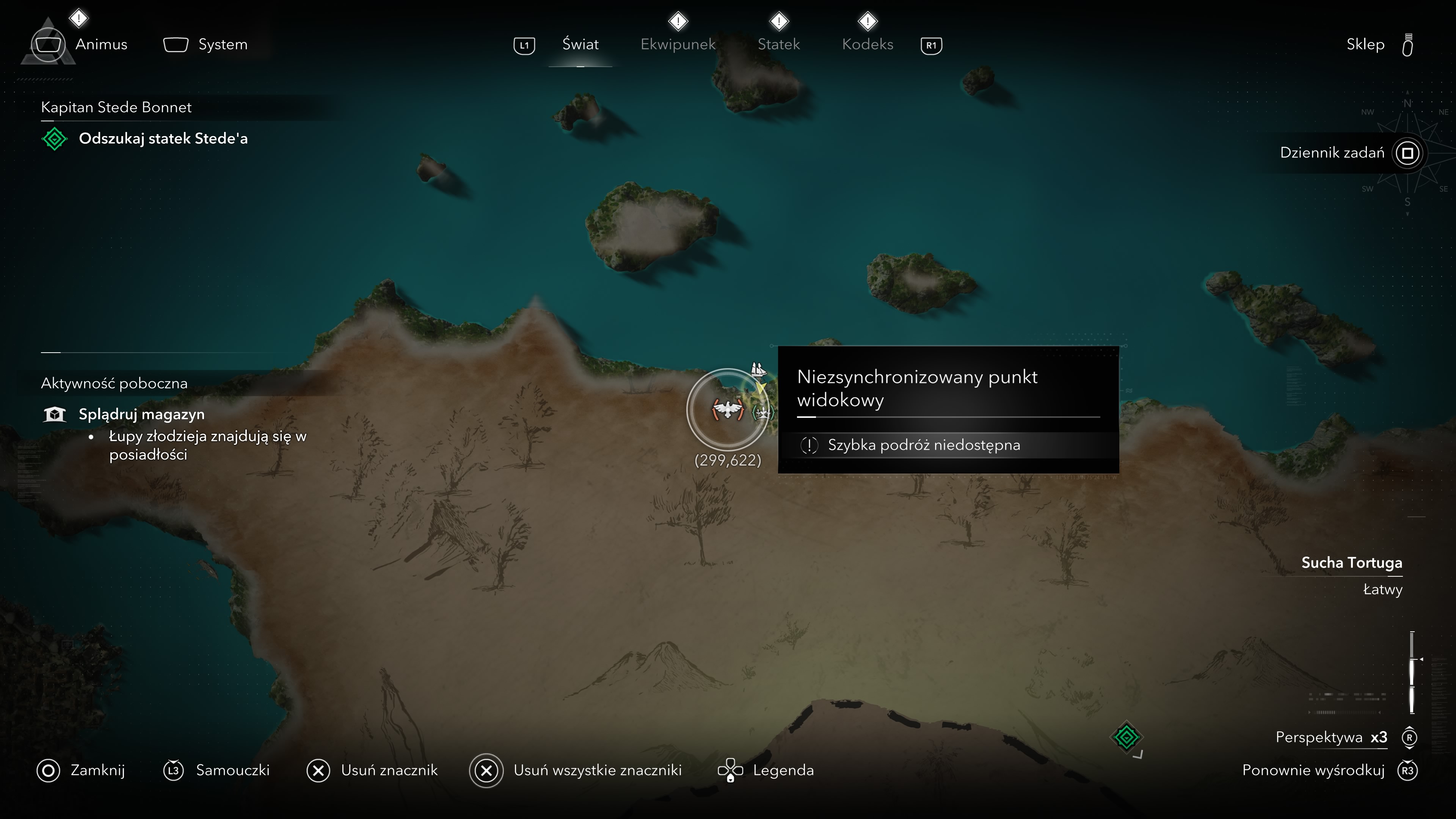 Assassin's Creed Black Flag Resynced - Wieże synchronizacyjne, punkty widokowe na Matanzas