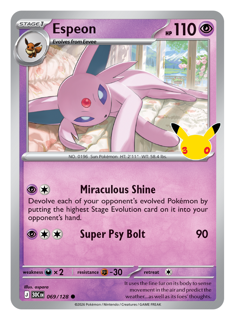 Pokémon TCG 30th Celebration - Futuristic rare #7