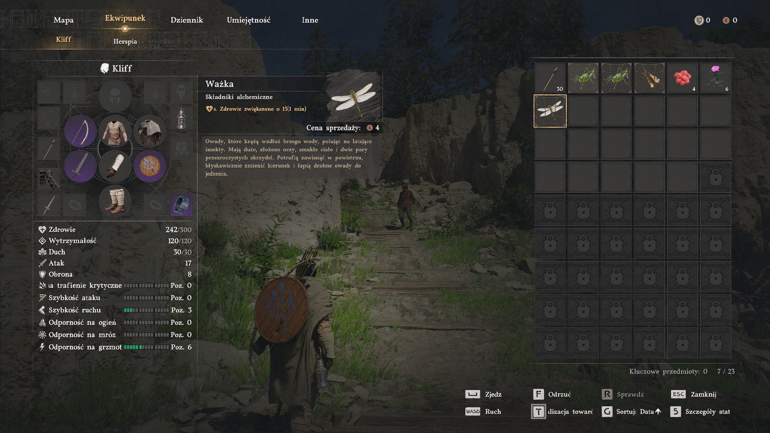 Crimson Desert - Owoce, warzywa, owady, robaki, kwiaty: chwilowe wzmocnienie, jak jeść rzeczy?