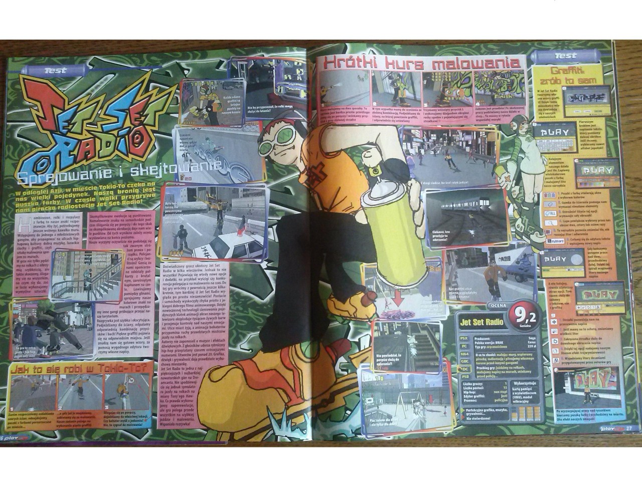 Play Wszystko gra !(dawny magazyn o grach) #1 Recenzja Jet Set Radio