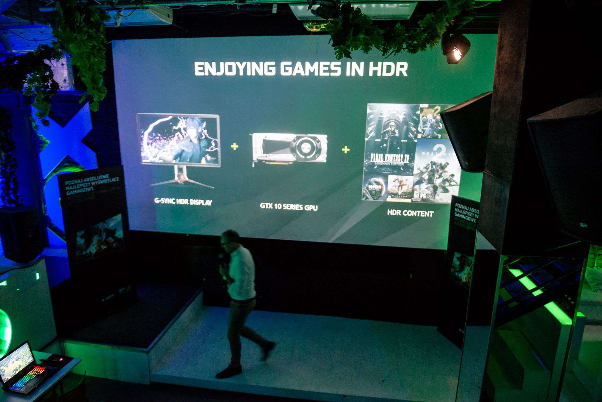 Monitory 4K z HDR i nowe laptopy dla graczy - Nvidia prezentuje nowy sprzęt